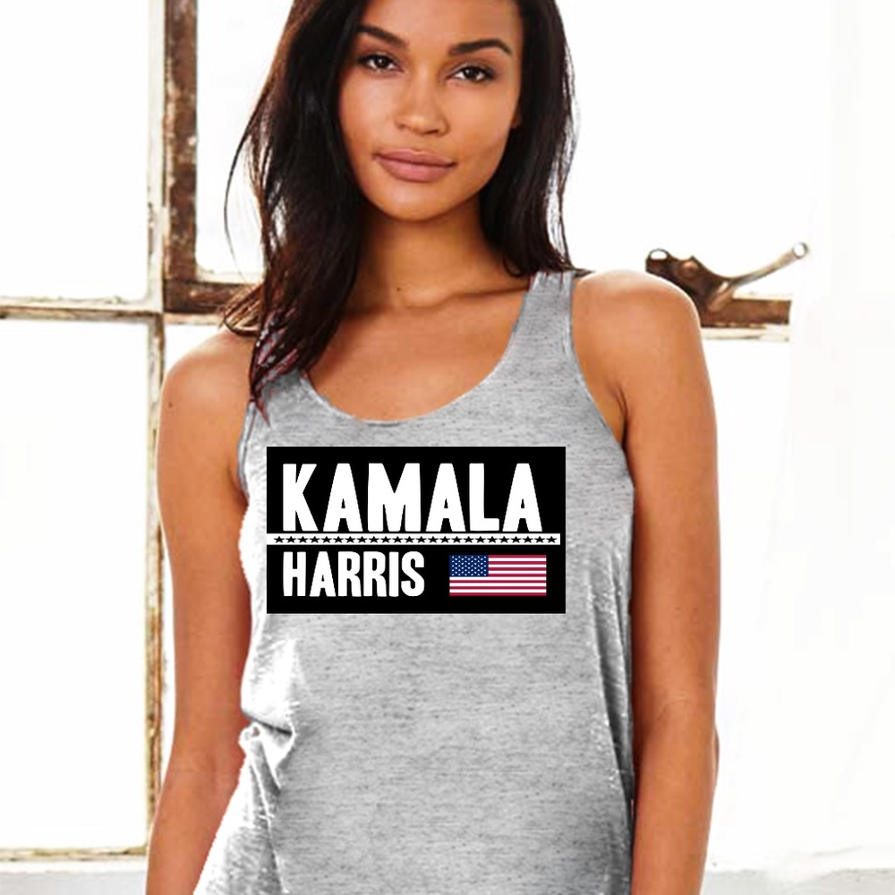 Kamala Harris grey tank top